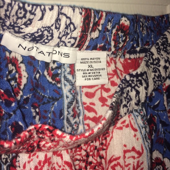 GORGEOUS NOTATIONS HANDKERCHIEF HEM SKIRT - Picture 3 of 3